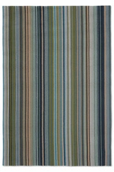 Dywan zewnętrzny Spectro Stripes Emerald Marine Rust 140x200cm