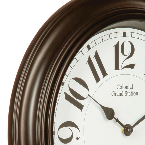 Zegar Moldi 40cm czarny