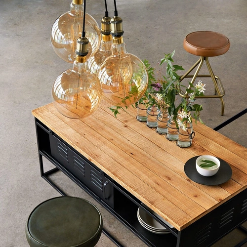 Atmosphera żarówka LED E27 Globe G95 bursztynowa dekoracyjna vintage do salonu