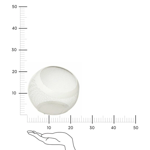 Stojak na kapsułki Mayaj okrągły beżowy