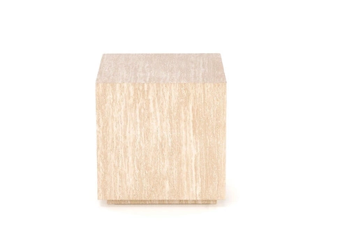 Stolik kawowy Travertino kwadratowy 45x45 cm nowoczesny skandynawski do salonu Intesi