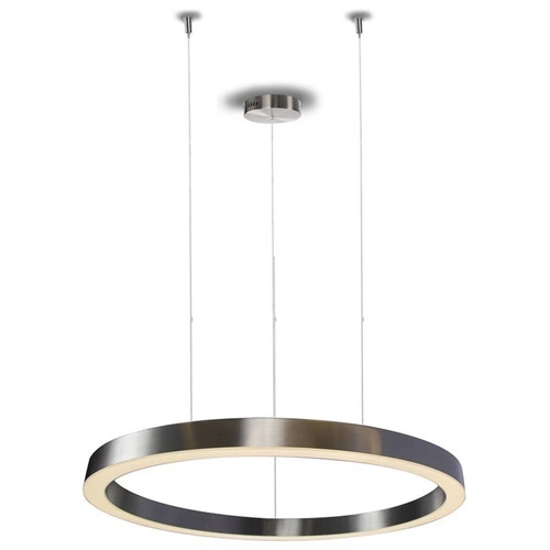 Lampa wisząca CIRCLE 80 LED nikiel szczo tkowany 80 cm OUTLET