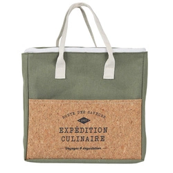 Torba na lunch Refreshing Cork 8l         zielona