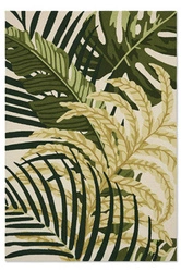 Manila Artichoke dywan zewnętrzny 200x280 nowoczesny kwiatowy na taras balkon ogród łatwoczyszczący