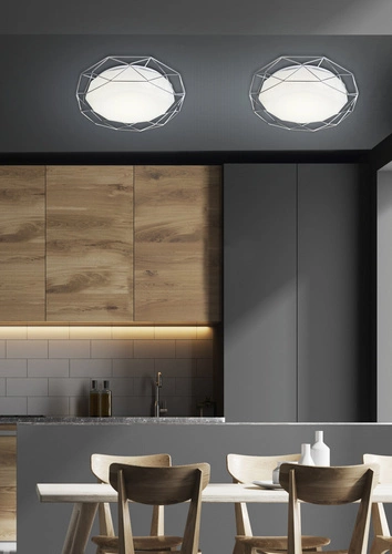 Lampa sufitowa Sven plafon 43 24W LED 3000K chrom