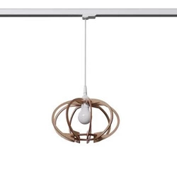 Lampa wisząca MANDELINO naturalne drewno E27 4000K 7,5W 690lm #W