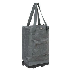 Torba na zakupy na kółkach szara