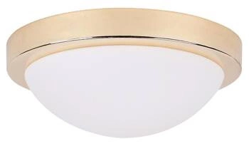 Plafon sufitowy Roda 28 złoty okrągły szklany nowoczesny do salonu i sypialni IP44