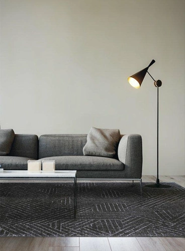 Dywan nowoczesny Faro szary 160x230 wełniany łatwoczyszczący do salonu Magic Home