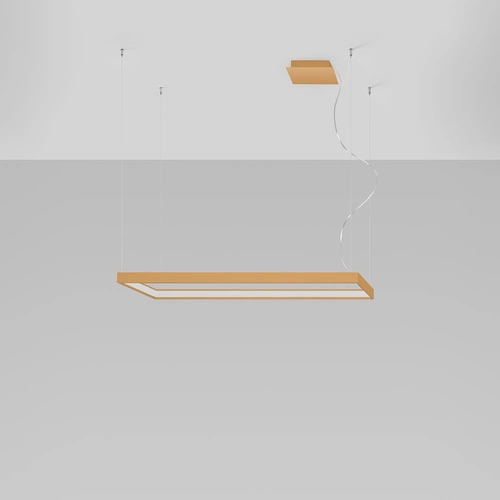 Żyrandol LED Tuula M złoty nowoczesny do salonu loftowy metalowy 150 cm Thoro