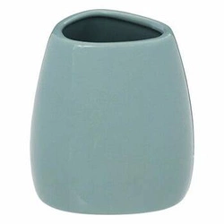 Kubek na szczoteczki do zębów ceramiczny błękitny Colors nowoczesny do łazienki 5five