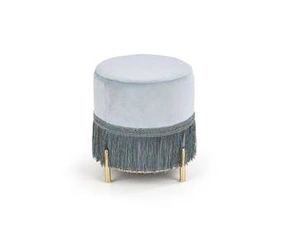 Pufa Dalma niebieska jasna