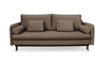 Sofa Diana z funkcją spania brązowy Louis 669