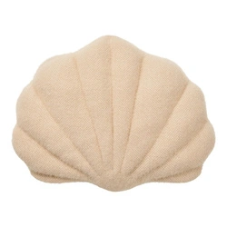Poduszka dekoracyjna Darling beżowa muszla do salonu 35x45 cm