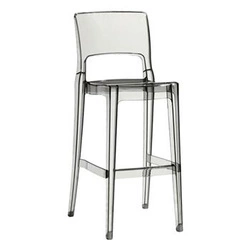 Hoker Isy transparentny z oparciem glamour nowoczesny do kuchni i wyspy SCAB Design