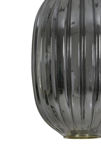 Lampa wisząca Jenny szklana dymiona do salonu 32 cm nowoczesna glamour Light&Living