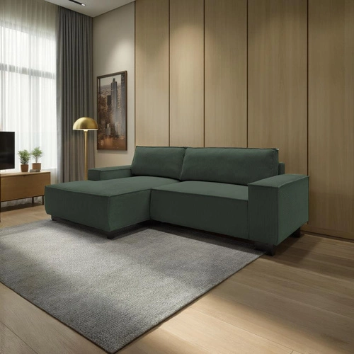 Narożnik Molde M lewy zielony Poso 14