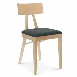 Krzesło tapicerowane Akka FAMEG do jadalni lub salonu, drewniane, personalizowane, styl retro