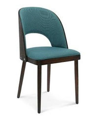 Krzesło tapicerowane Fameg Amada muszelka do jadalni nowoczesne z personalizacją buk premium