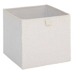 Pojemnik do przechowywania Boucle 31 x 31 cm biały