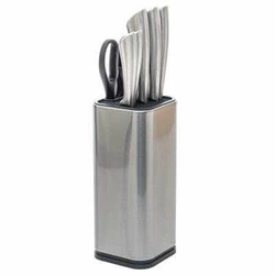 5five simply smart zestaw noży kuchennych stalowych z metalowym stojakiem do chleba i warzyw