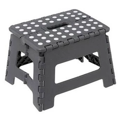 Składany stołek plastikowy 22 cm szary do kuchni i łazienki 5five simply smart