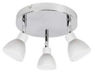 Lampa sufitowa Roy plafon 3x5W LED cob główka okrągła 1e z przegubem kd system biały