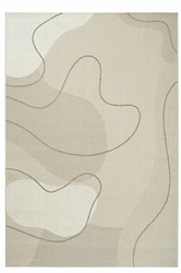 Dywan zewnętrzny Musa 200x290 beżowy nowoczesny na taras i balkon łatwy w czyszczeniu Carpet Decor