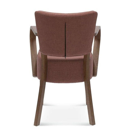 Krzesło do jadalni Fameg Tulip.2 tapicerowane z podłokietnikami buk personalizowane premium