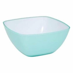Miska kwadratowa Munar 19 cm plastikowa   miętowa