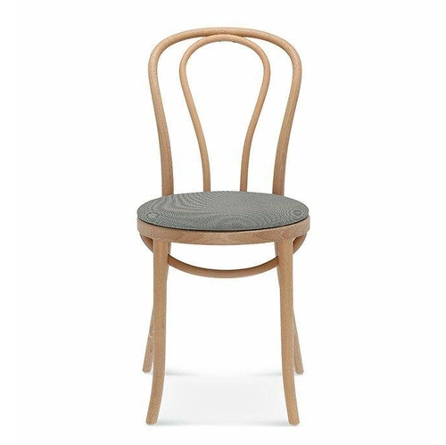 Krzesło drewniane Fameg A-18 personalizowane do jadalni i kuchni w stylu retro PRL