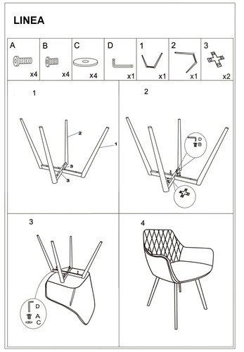 Krzesło do jadalni LINEA Velvet beżowe tapicerowane welur z podłokietnikami glamour Intesi