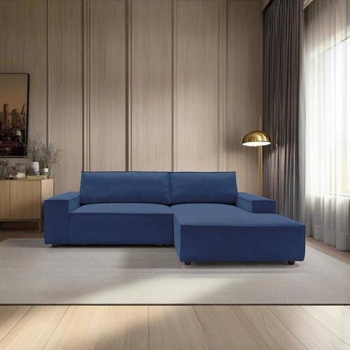 Narożnik Molde M prawy granatowy Poso 05