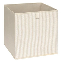 Pudełko materiałowe do regału Cotty beżowe 31x31x31 cm na zabawki i ubrania 5five