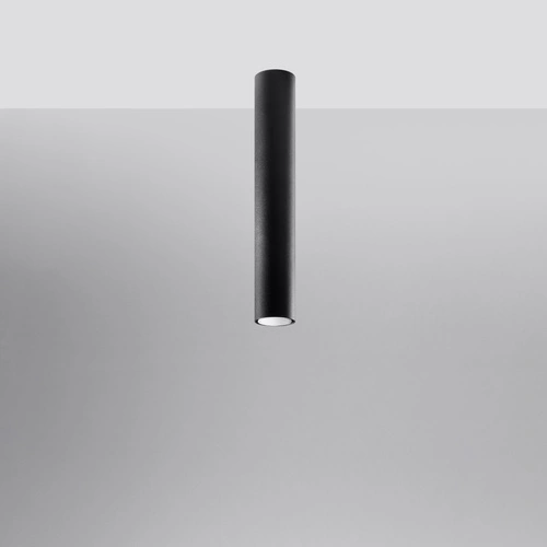 Plafon sufitowy Lagos 40 czarny nowoczesny metalowy do salonu, kuchni lub sypialni