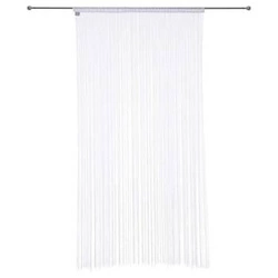Zasłona sznurkowa biała