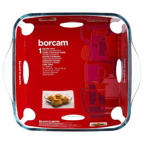 Naczynie żaroodporne 22x22 szklane