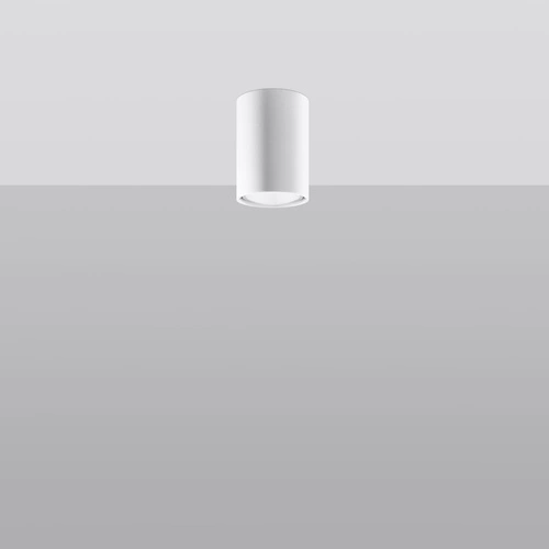 Plafon sufitowy biały Lagos 10 nowoczesny metalowy do kuchni, salonu lub sypialni