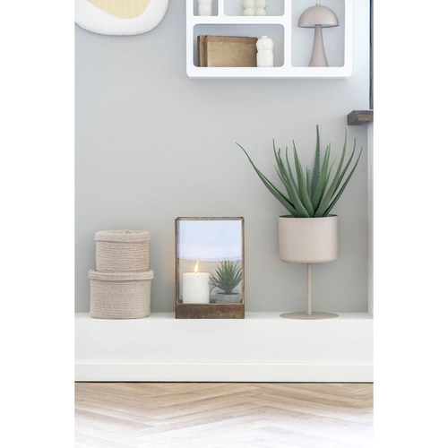 Sztuczna roślina Aloes Intesi 51cm nowoczesny aloes doniczkowy jak żywy do salonu