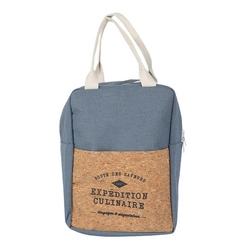 Torba na lunch Refreshing Cork 5l         niebieska