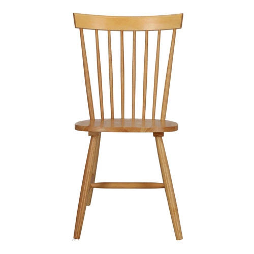 Krzesło drewniane Tulno Intesi do jadalni i kuchni, styl vintage, naturalny kolor, wygodne oparcie