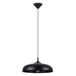 Lampa wisząca GINA czarna nowoczesna do salonu kuchni lub jadalni metalowa 38 cm