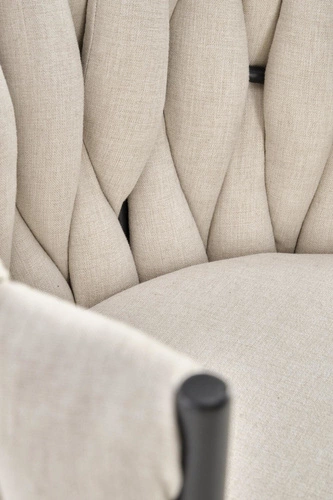 Krzesło do jadalni welurowe Wendy tapicerowane glamour na czarnych nogach Intesi