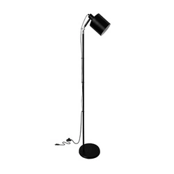Lampa podłogowa Zana czarny 1x60W E27 klosz czarny