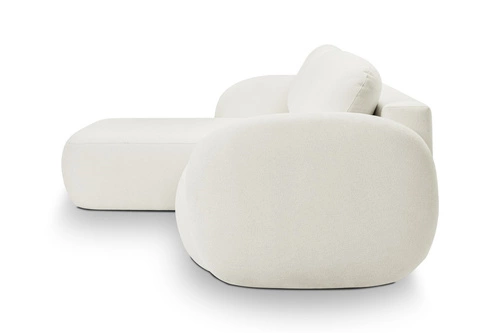 Narożnik Salby z funkcją spania lewy biały Sicuro 60