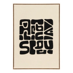 Obraz dekoracyjny Tine 50x70 boho czarno‑brązowy do salonu House Nordic