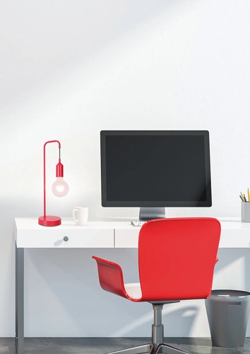 Lampa Stołowa Laren czerwony