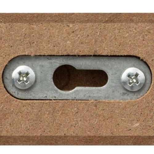 Biała półka narożna ścienna Fixy 25 cm nowoczesna do salonu, kuchni lub pokoju dziecka 5five