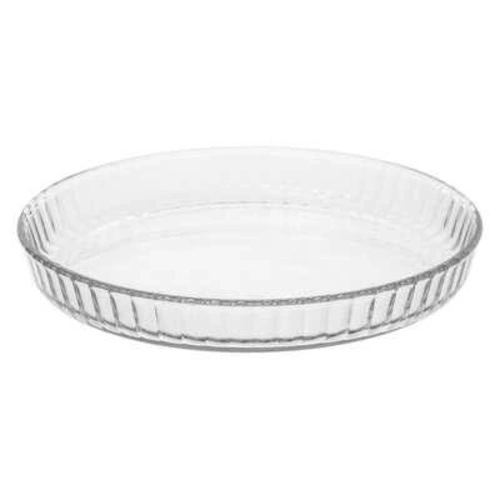 Szklana forma z przykrywką do tarty 27cm