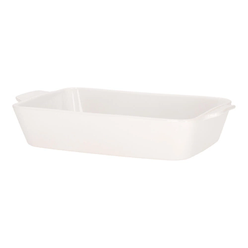 Naczynie do zapiekania Mazzoni 37cm       białe z rączkami